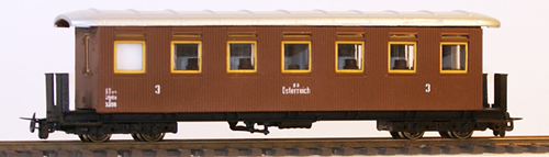 Ferro Train 701-306 - Austrian BBÖ C4iho/s 3206  7 windows,wooden sides